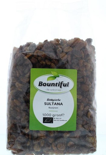 Bountiful Sultana rozijnen bio (1 Kilogram)