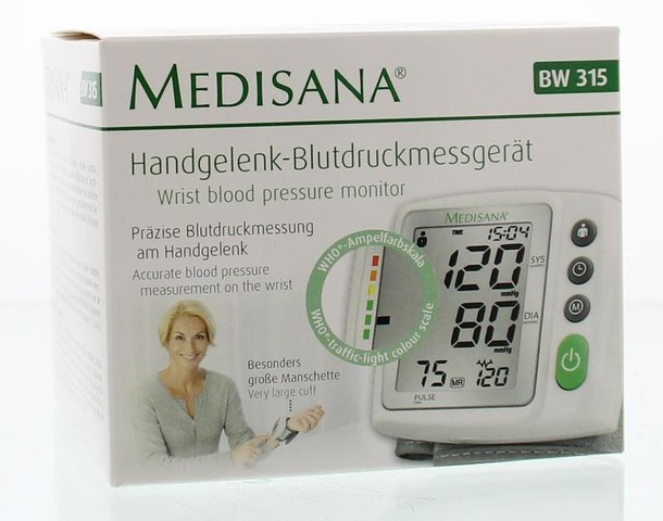 Medisana Bloeddrukmeter BW315 pols (1 Stuks)