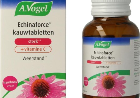 A Vogel Echinaforce & vitamine C framboos forte (60 kauwtabletten)