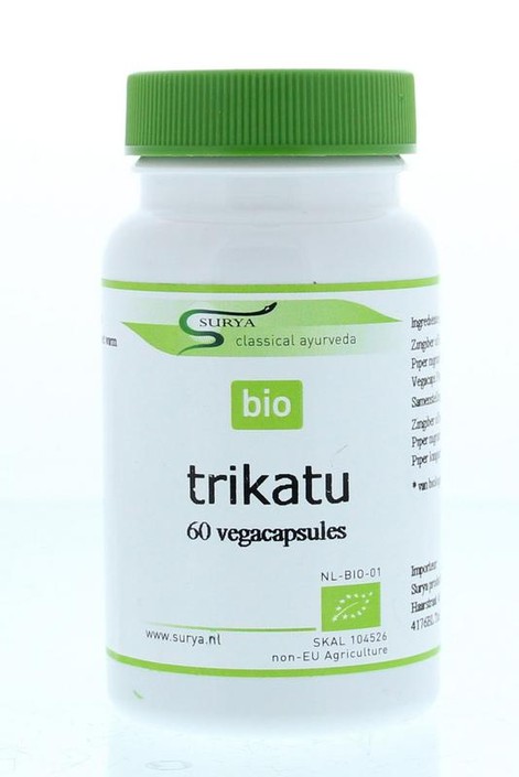 Surya Trikatu bio (60 Vegetarische capsules)