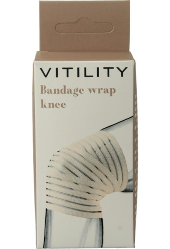 Essentials Bandage knie wrap H&F (1 Stuks)
