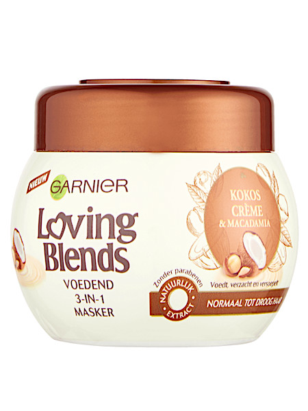 Garnier Loving Blends Kokoscrème & Macadamia Voedend 3-in-1 Masker