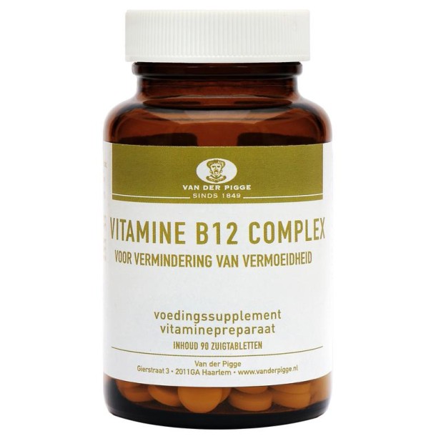 Van der Pigge Vitamine B12 complex (90 Zuigtabletten)