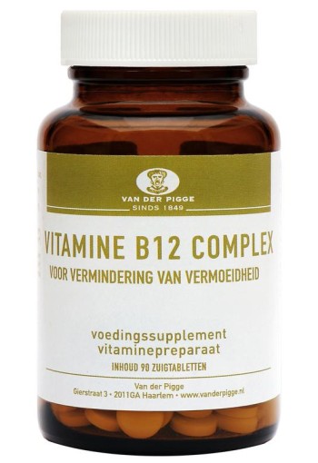 Van der Pigge Vitamine B12 complex (90 Zuigtabletten)