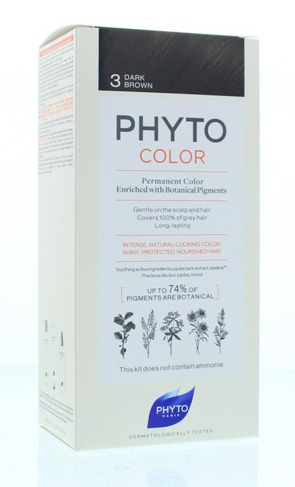 Phyto Paris Phytocolor chatain France 3 (1 Stuks)