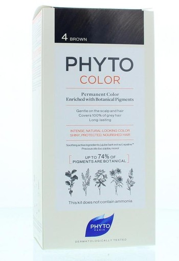 Phyto Paris Phytocolor chatain 4 (1 Stuks)