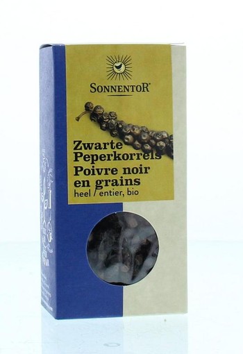 Sonnentor Peperkorrels zwart bio (55 Gram)