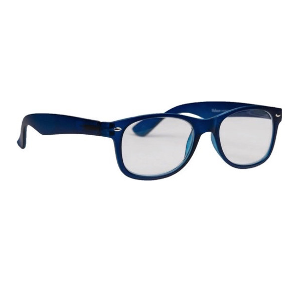 Melleson Eyewear Leesbril wayfarer mat blauw +2.00 (1 Stuks)