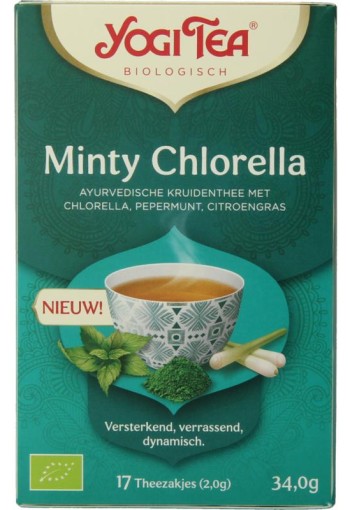 Yogi Tea Minty chlorella bio (17 Zakjes)