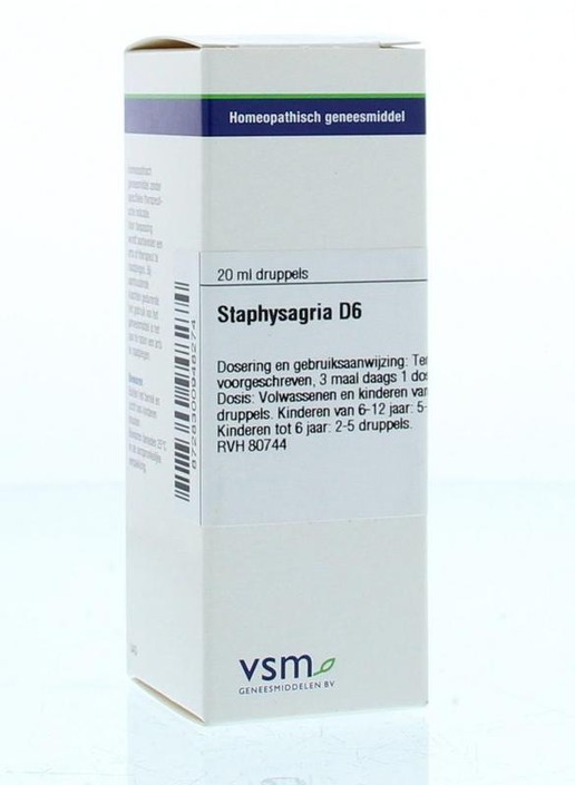 VSM Staphysagria D6 (20 Milliliter)