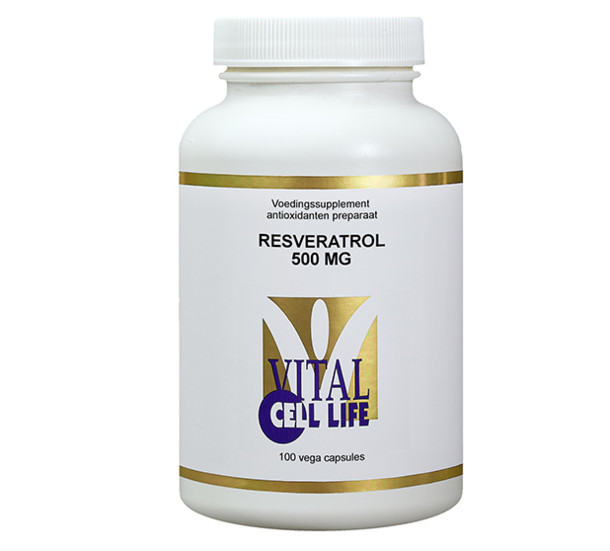 Vital Cell Life Resveratrol 500mg (100 Capsules)
