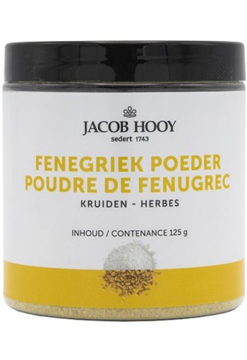 Jacob Hooy Fenegriekzaad gemalen pot (125 Gram)