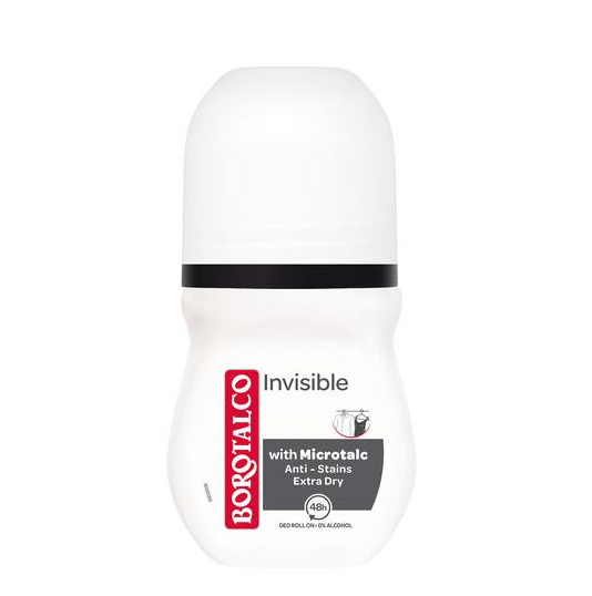 Borotalco Deodorant roller invisible 50 Milliliter