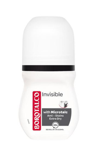 Borotalco Deodorant roller invisible (50 Milliliter)