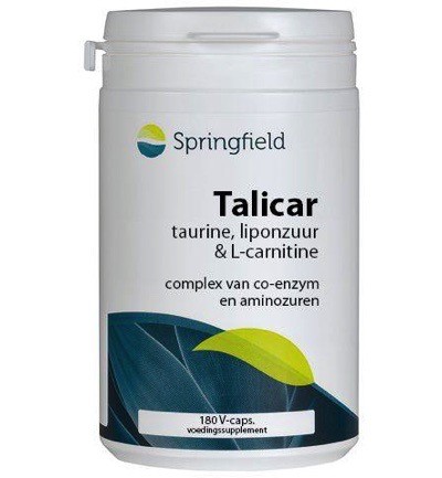 Springfield Talicar I Carnitine/taurine/liponzuur 180vc