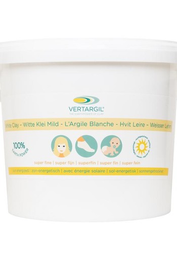 Vertargil Witte klei (2500 Gram)