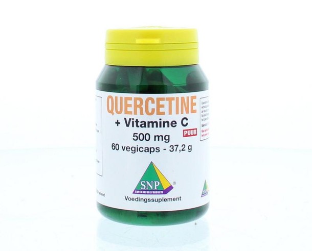 SNP Quercetine + gebufferde vitamine C puur (60 Vegetarische capsules)