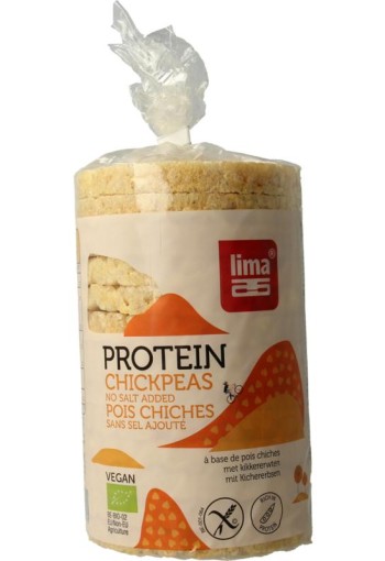 Lima Wafels kikkererwt proteine bio (100 Gram)