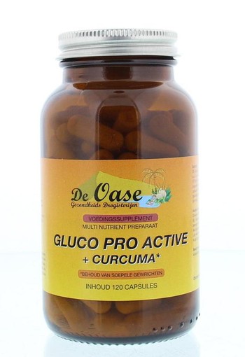 Oase Gluco + Curcuma vh Glucosamine pro active (120 Capsules)