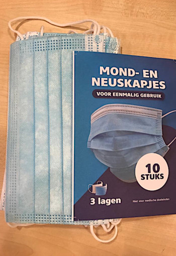 Mondkapjes eenmalig gebruik -10 stuks