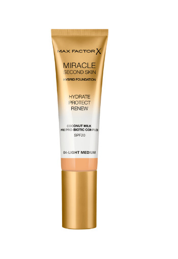 Max Factor MIRACLE TOUCH SECOND SKIN FOUNDATION 04