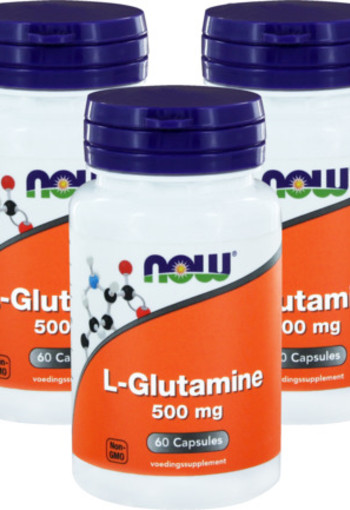 Now L-glutamine 500 Mg Trio 3x 60cap