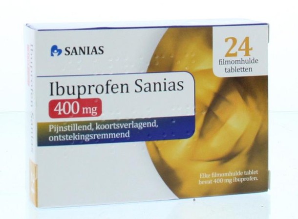 Sanias Ibuprofen 400 mg (24 Tabletten)