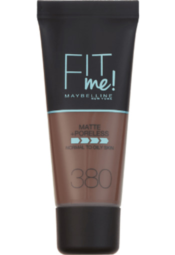 Maybelline Fit Me Matte & Poreless Foundation 380 Rich Espresso – Medium Dekkende Foundation