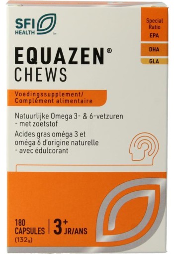 Equazen Equazen chews omega 3- & 6-vetzuren (180 Capsules)