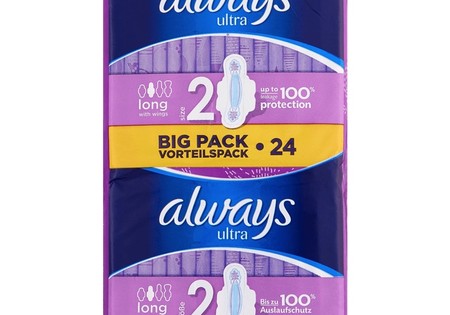 Always Ultra Maandverband Met Vleugels Long 24 stuks