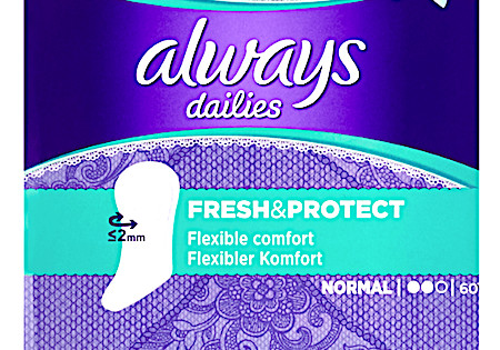 Always Dailies Fresh & Protect Inlegkruisjes Normal 60 stuks