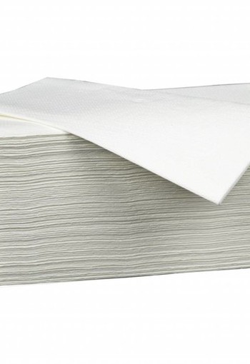 Papieren Handdoekjes - 3200 stuks, 2 laags, 21x25cm