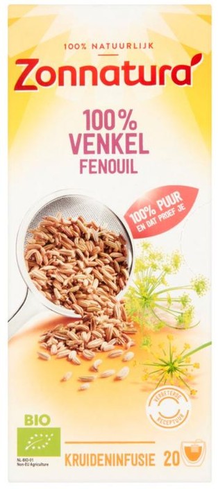 Zonnatura Venkel thee 100% bio (20 Zakjes)