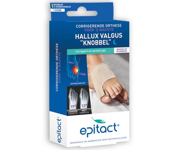 Epitact Hallux valgus nacht maat 39/41 (1 Stuks)