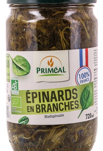 Primeal Bladspinazie bio (720 Milliliter)
