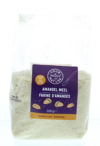 Your Organic Nat Amandelmeel bio (200 Gram)
