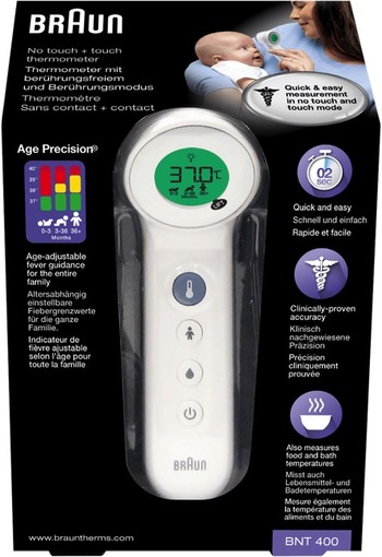 Braun No Touch & Forehead Age Precision Thermometer