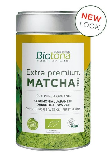 Biotona Extra premium matcha tea poeder bio (80 Gram)